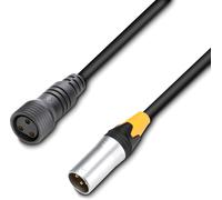 Cameo DMX 3 AD IN IP65 DMX Adaptor IN LED IP-Par 3-Pin, 1,0m - Câbles Adaptateurs
