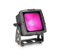 Cameo FLAT PRO FLOOD IP65 TRI - Projecteur Outdoor avec LED COB tricolore 60 W boîtier noir - Spots à LED/Projecteurs LED