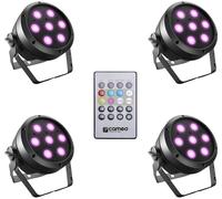 Cameo ROOT PAR 4 SET 1 Projecteur PAR LED Nombre de LED (détails): 7 4 W noir
