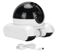Caméra 4G pour animaux de compagnie à double objectif, caméra intérieure orientable pour la sécurité à domicile, interphone bidirectionnel, vidéo 1080p, rechargeable, autonomie de 5 200 m