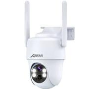 Caméra Anran extérieur 3G 4G avec Panneau Solaire - Carte SIM et 32Go Carte SD - 360° PTZ G