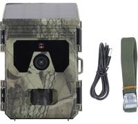 Caméra arrière solaire, 4K, 50 mégapixels, avec suivi activé par détection de mouvement, vision nocturne HD, indice de protection IP65, enregistrement en boucle étanche, idéale pour la chasse