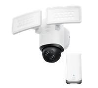 Caméra avec projecteur E340 + HomeBase S380 Blanc