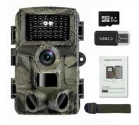 Caméra Chasse Piège Photo 4K 60MP WiFi App, 46 LED IR 25m Nuit IP66 120° | 4K UHD + 60MP, 46 LED 940nm Invisibles, Déclenchement 0,1s, IP66 Étanche, Contrôle App WiFi, 32Go SD Incluse, -30°C à +70°C