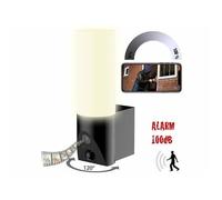 VisorTech Caméra connectée 2K et applique murale LED IPC-430.led avec capteur PIR