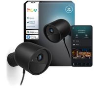 Caméra connectée - Philips Hue - Extérieur - Filaire - Vision nocture - 2K - Bureau - Noir