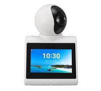 Caméra D'Appel Vidéo Intelligente avec écran, Caméra de sécurité Intérieure 2K, Apprentissage AI, Appel Bidirectionnel, Rappel D'horloge, écran HD, Appel en Un