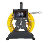 Caméra de canalisation d'égout de 4.3 pouces, avec carte DVR 16 go TF, caméra 1000TVL HD 17/22MM avec câble étanche IP68 Haute résolution, faible erreur(17MM With DVR,30M)