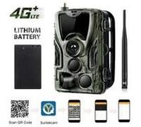 Caméra de chasse 4g , avec batterie rechargeable de 5000mah, service de surveillance et de suivi des sentiers, avec vision nocturne sauvage