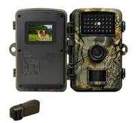 Caméra de Chasse 4K 48MP HD, Piège Photo Infrarouge 940nm Invisible IP66 | Détection Pir 20m 130° Veille 3-6 Mois, -30°C à +70°C Pour la Faune Sauvage et la Sécurité Extérieure, 32Go SD Incluse