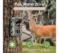 Caméra de chasse avec détecteur de mouvement et vision nocturne - Vainqueur du test des meilleures caméras de chasse - Caméra thermique 4K de 48 MP pour la chasse - Temps de réponse de 0,2 s - Infraro