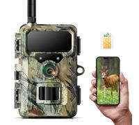 Caméra de chasse - Caméra de faune 4G - Carte SIM incluse - 32 MP - 1080p - Vision nocturne
