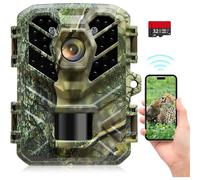 Caméra de chasse - Caméra de surveillance - 32 MP - Vision nocturne - 1080p - Wi-Fi