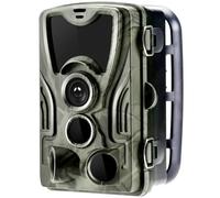 Caméra de Chasse Infrarouge Étanche ABS, Portée 50m, Écran 2,0 Pouces | Montage Arbre ou Mur, Discrète en Extérieur, pour Jardins, Entrées et Surveillance de Propriété
