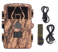 Caméra de chasse, IP66, étanche, 4K, 60 MP, 0,2 s, déclencheur, grand angle 120°, LED infrarouges 940 nm avec écran 2 pouces, chasse pour l'observation de la faune sauvage