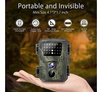Caméra de chasse miniature 20MP 1080P, caméras de surveillance de la faune, vision nocturne 850NM, Mini600, caméra pour animaux, piège photo, surveillance et suivi 1PCS Mini600