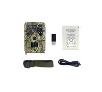 Caméra de Chasse Pr300a 12mp 480p, pour Surveillance Extérieure Discrète | Vision Nocturne, Détection Pir 110°, Portée 15m, Boîtier Ip56, Chasse et Faune