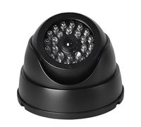 Caméra de Dissuasion Type Dôme pour Intérieur / Extérieur avec LED Apparentes Noir