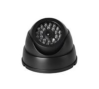 Caméra de Dissuasion Type Dôme pour Intérieur / Extérieur avec LED Apparentes Noir
