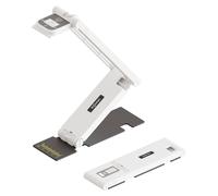 Caméra de documents portable / Webcam / Visualiseur – 13 MP Ultra HD, pliable, autofocus, microphone, LED