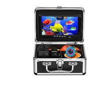 Caméra de pêche sous-Marine 1000TVL IR lumières 7 Pouces Affichage Poisson Finder DVR Fonction 4500mAh Batterie 15/30/50M câble(with DVR - 50M Cable)
