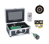 Caméra de pêche sous-marine, 7 pouces caméra HD1080P, lampe infrarouge sondeur, 15m sans DVR