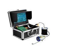 Caméra de pêche sous-Marine, Caméra De Pêche sous-Marine d'hiver À 30M, Détecteur Poisson, 7 Pouces, 1000TVL, 15 LED Blanches + Lampe IR pour Glace/mer/rivière, Étanche pour Bateau Kayak