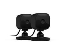 Blink Mini - Caméra de surveillance compacte et intelligente pour l'intérieur, vidéo HD 1080p, vision nocturne, audio bidirectionnelle, détection de mouvement ; installation facile, fonctionne avec Al