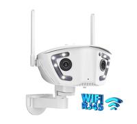 Caméra de sécurité - Ctronics - 4MP - Vision nocturne couleur - Détection intelligente - IP66