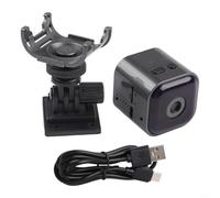 Caméra de sécurité domestique 1080p pour mini caméra de vidéosurveillance sans fil Wifi avec vision nocturne interphone bidirectionnel capteur de mouvement pour surveillance intérieure des animaux