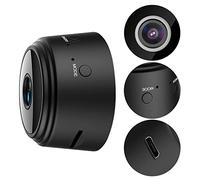 Caméra de sécurité Domestique, Caméra de Porte HD 1080p, Caméra WiFi Intelligente HD sans Fil pour la Surveillance, Caméra pour Animaux de Compagnie pour Chambre bébé Chien (Noir)