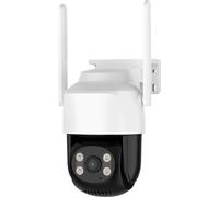 Caméra de sécurité extérieure PTZ 4 MP, 4G, vision nocturne, réseau, zoom optique, alarme