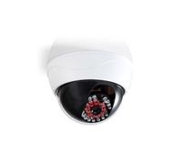 Caméra de Sécurité Factice Dôme IP44 Blanc