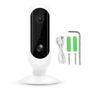 Caméra de sécurité filaire avec vidéo HD, diffusion en direct, caméra de sécurité intérieure, babyphone, caméra pour animaux, vision