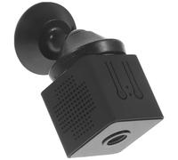 Caméra de Sécurité Intérieure 1080p ABS Noire, Surveillance Discrète | Moniteur Domestique, Usage Bureau et Entrée, Autonomie 60 Min, pour Foyers et Animaux