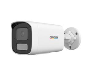 Caméra de Sécurité IP Hikvision Value Bullet ColorVu PoE 4MP 2.8mm Extérieur IP67 - DS-2CD1T47G2H-LIU(2.8mm)