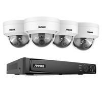Caméra de sécurité IP, résolution 8 MP, vision nocturne, kit NVR 8 canaux avec 4 caméras, Aucun