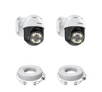 Caméra de sécurité IP ZOSI, 8MP haute résolution, détection des véhicules par IA , caméras 2PK 8MP