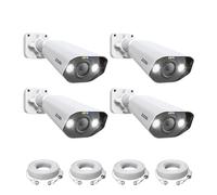 caméra de sécurité Poe 4K, 8MP Ultra HD, modes de vision nocturne, 5MP