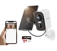 Caméra de sécurité, résolution 2K, audio bidirectionnel, 2 ports FCK1, connecteur Type-C