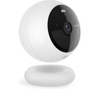 Caméra de sécurité sans fil 1080p avec 8 Go de stockage local, vision nocturne et projecteur, compatible avec Alexa