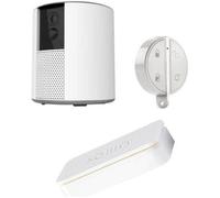 Caméra de sécurité Somfy ONE+ avec sirène et détecteur anti-intrusion - Blanc - Vision nocturne - Objet connecté