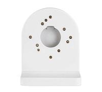 Caméra de sécurité, support de montage mural pour caméra dôme en plastique ABS universel CCTV ABS, blanc pour intérieur et extérieur, audio bidirectionnel, détection de mouvement.