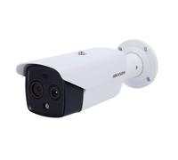 Caméra de Sécurité Thermique IP Dupla Hikvision HeatPro Bullet PoE 4MP 3.8-4mm Extérieur IP67 - DS-2TD2617-3/QA