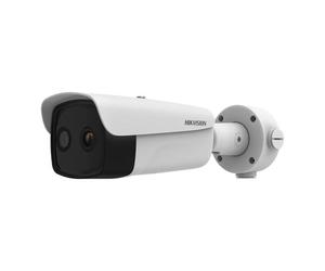 Caméra de Sécurité Thermique IP Hikvision 17?m 25mm + Optique 4MP 12mm IP67 - DS-2TD2138-25/QY