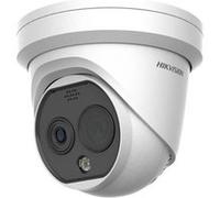 Caméra de Sécurité Thermique IP Hikvision HeatPro Turret DS-2TD1228T-3/QA(B) PoE 12μm 4MP 3.6mm Extérieure IP67