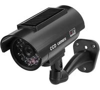 Caméra de Simulation étanche à énergie Solaire - Imitation Fausse Caméra de sécurité Factice avec Lumière LED Clignotante pour Une Protection Fiable de la Maison