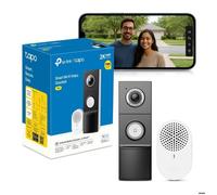 Caméra de sonnette - TP-LINK - Tapo D235 - 2K 5MP - Vision nocturne couleur - Audio bidirectionnel