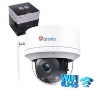 Caméra de Surveillance 4K - CTRONICS - IMX415 - Détection IA - WiFi - Rotation Motorisée 355°/90°