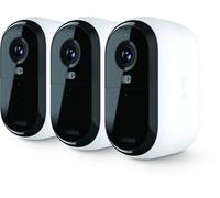 Arlo Essential Caméra de sécurité extérieure 2K, pack de 3
